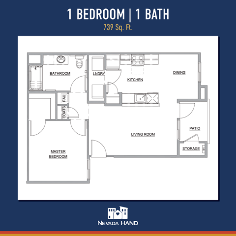 one bedroom floorplan